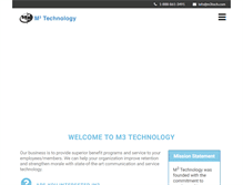 Tablet Screenshot of m3tech.com